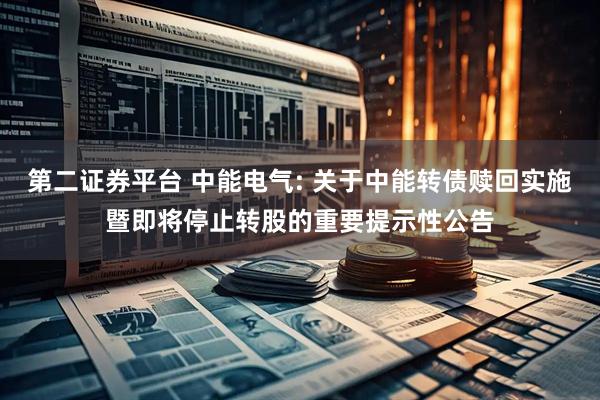 第二证券平台 中能电气: 关于中能转债赎回实施暨即将停止转股的重要提示性公告